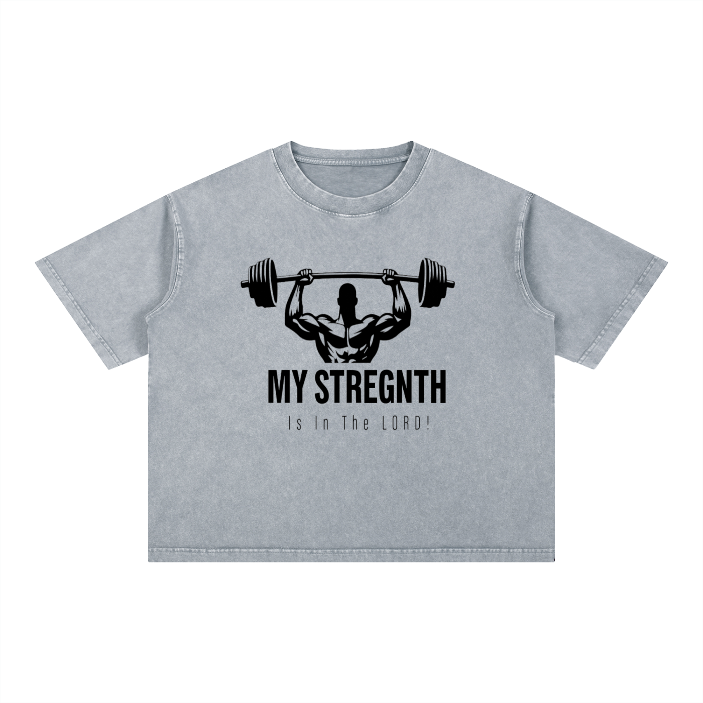 Mineral Wash Boxy Cotton T-Shirt