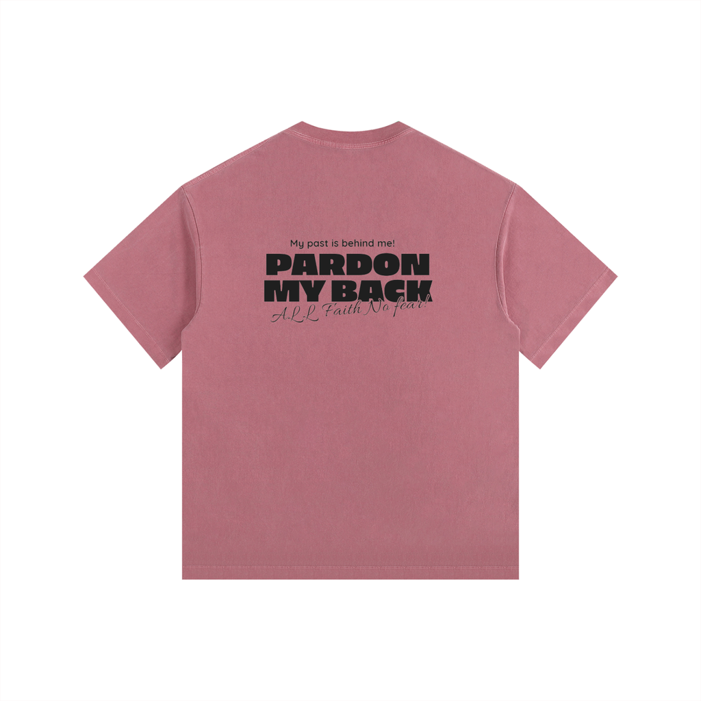 Pardon my Back Oversized Cotton T-Shirt