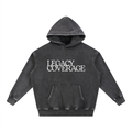 Snow Wash Fleece Oversize Hoodie