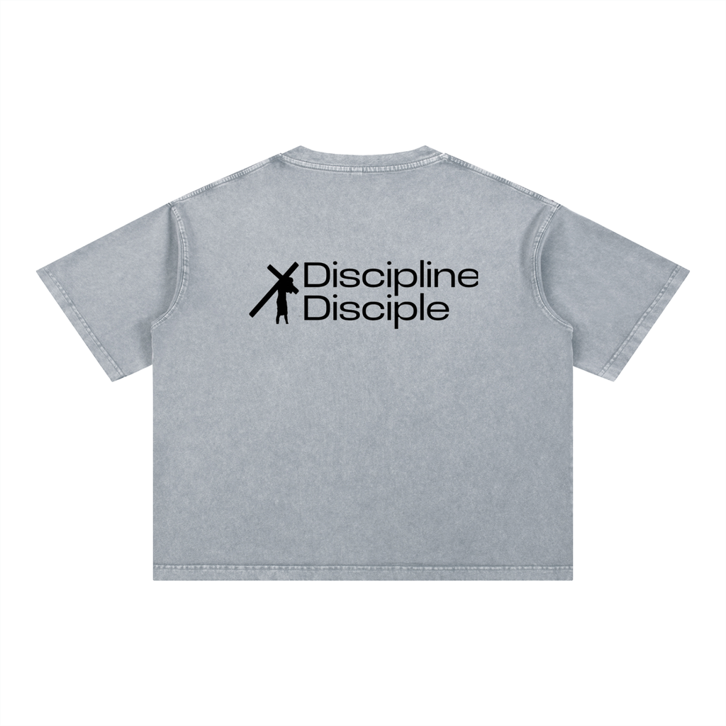 Mineral Wash Boxy Cotton T-Shirt