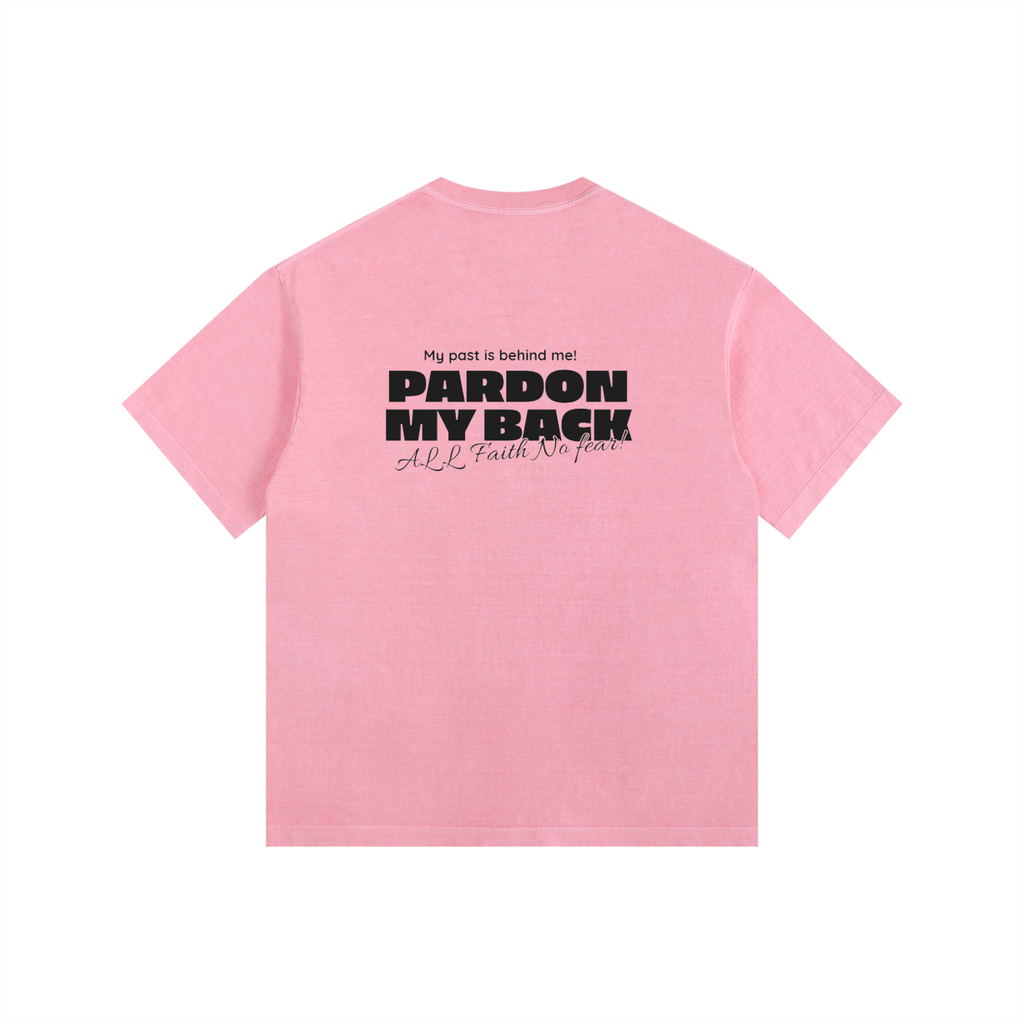 Pardon my Back Oversized Cotton T-Shirt