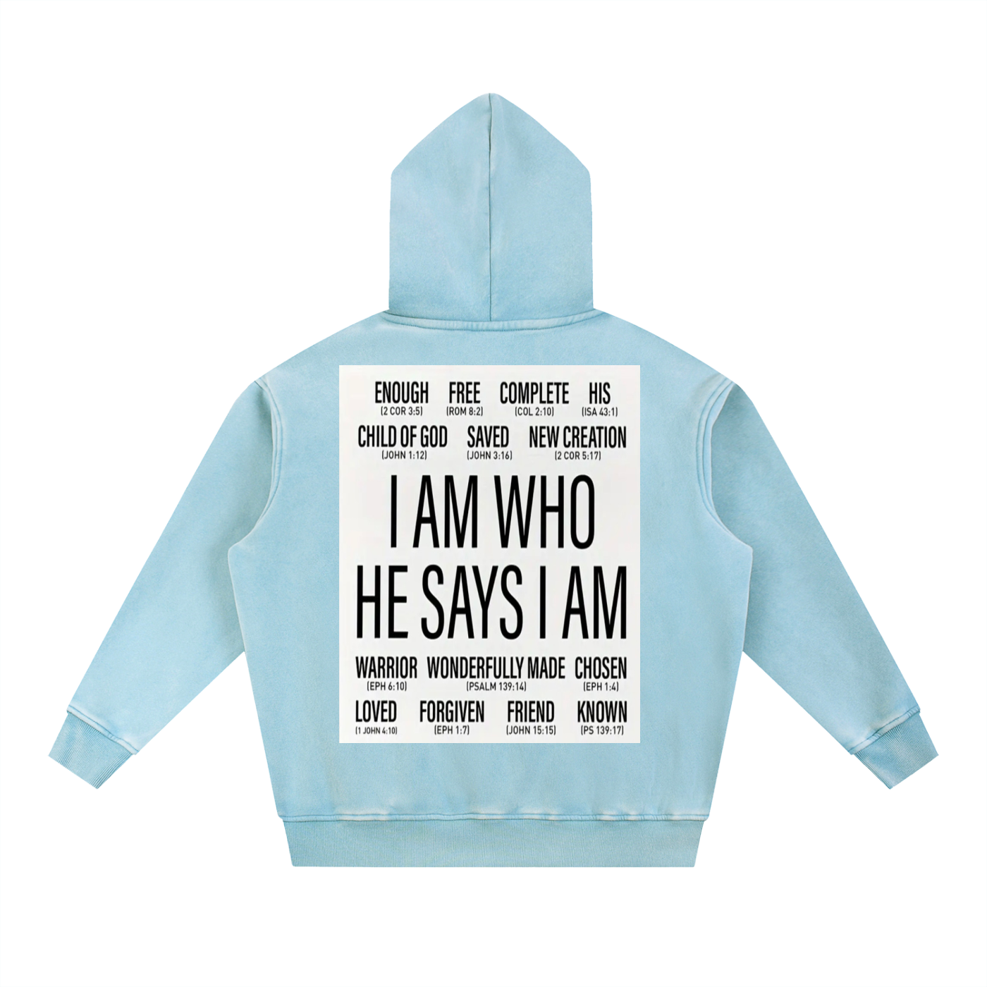 Snow Wash Fleece Oversize Hoodie