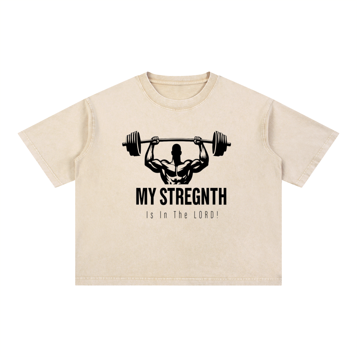 Mineral Wash Boxy Cotton T-Shirt