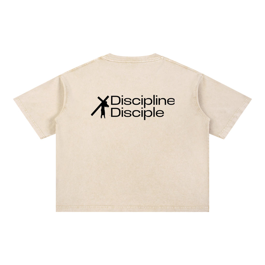 Mineral Wash Boxy Cotton T-Shirt