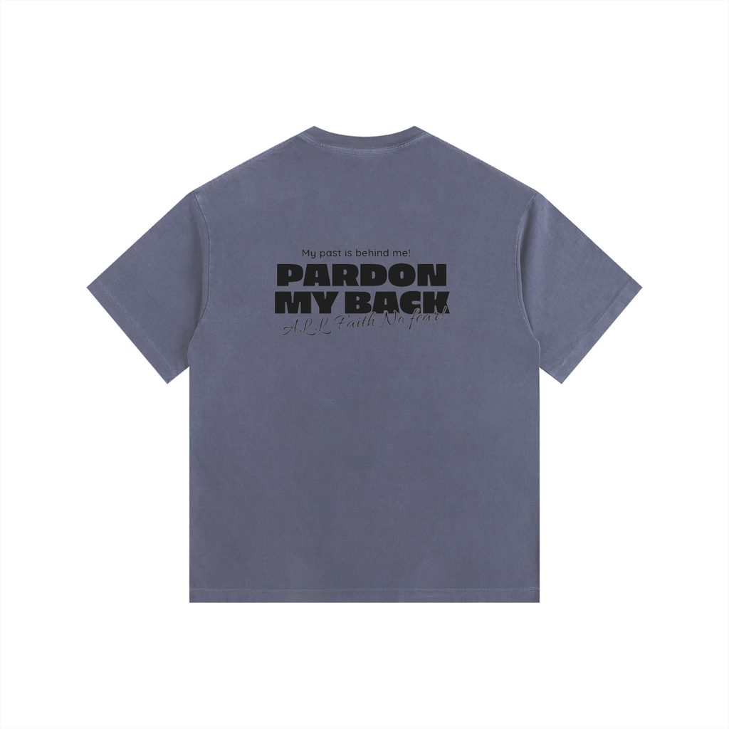 Pardon my Back Oversized Cotton T-Shirt