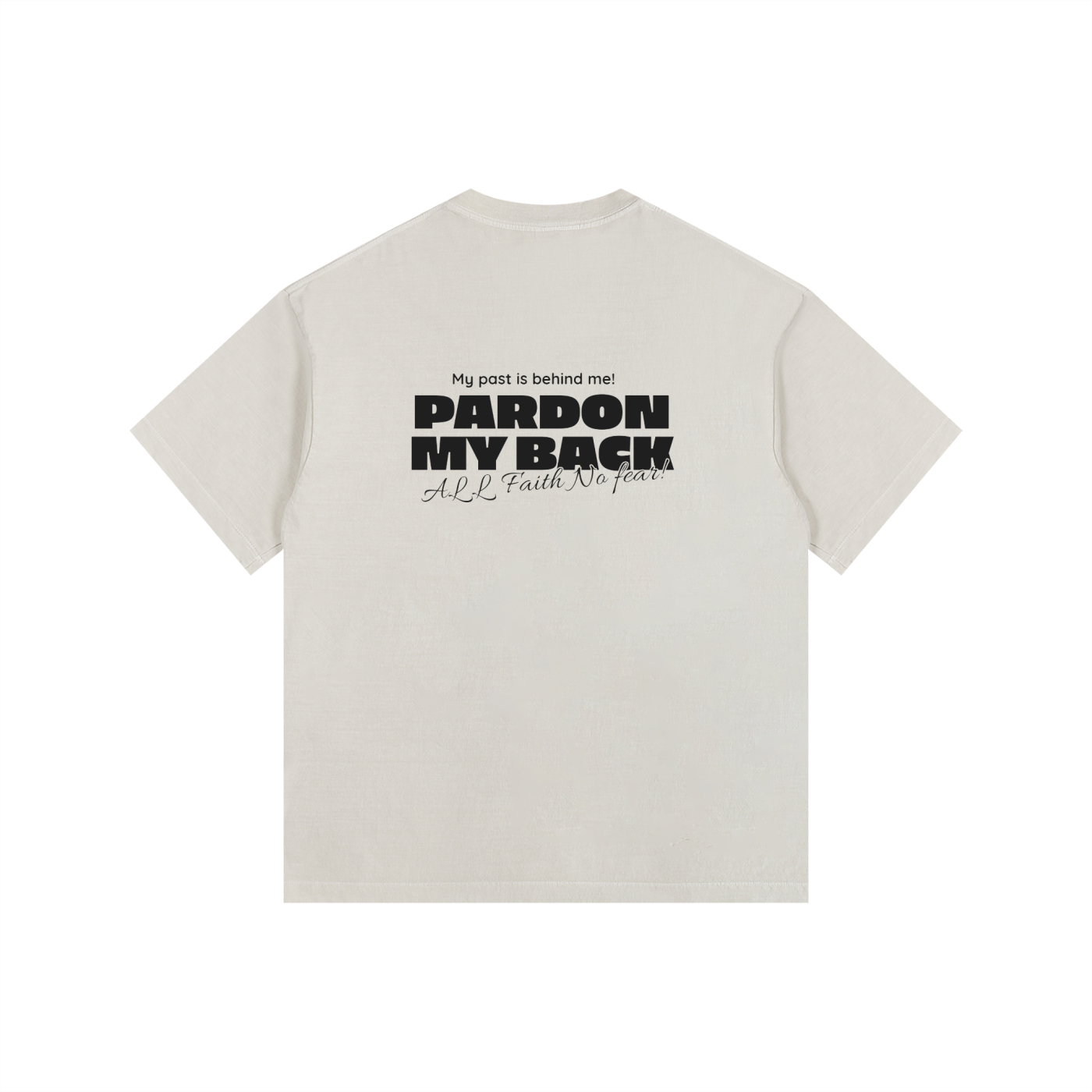 Pardon my Back Oversized Cotton T-Shirt