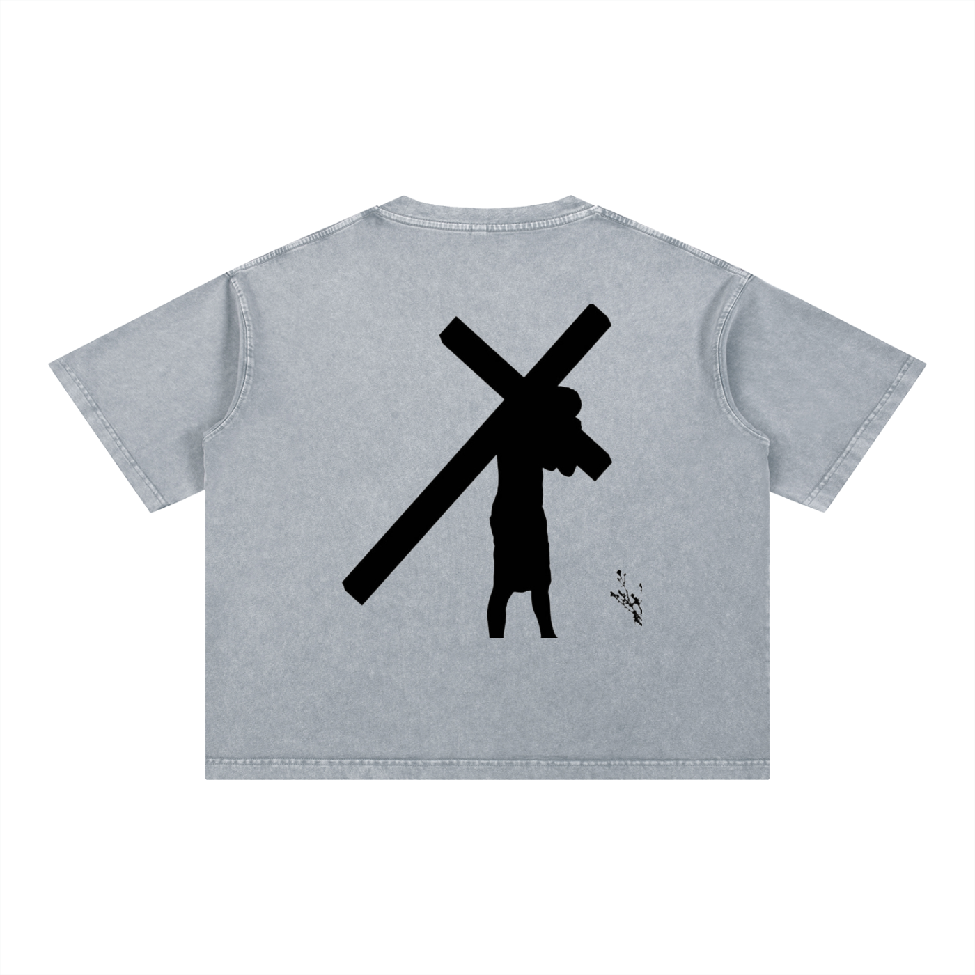 Mineral Wash Boxy Cotton T-Shirt