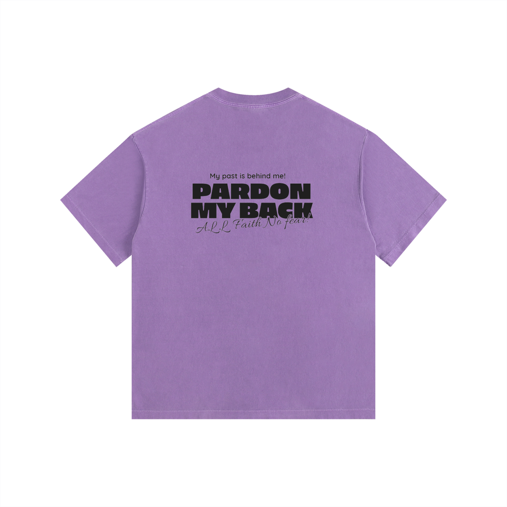 Pardon my Back Oversized Cotton T-Shirt
