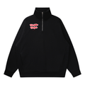 Quarter-Zip Drop Shoulder Sweatshirt