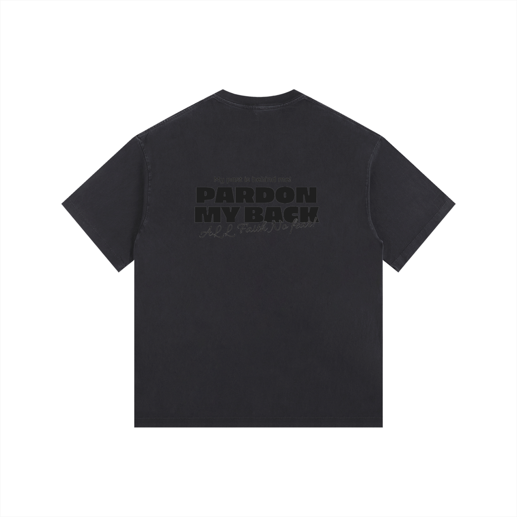 Pardon my Back Oversized Cotton T-Shirt