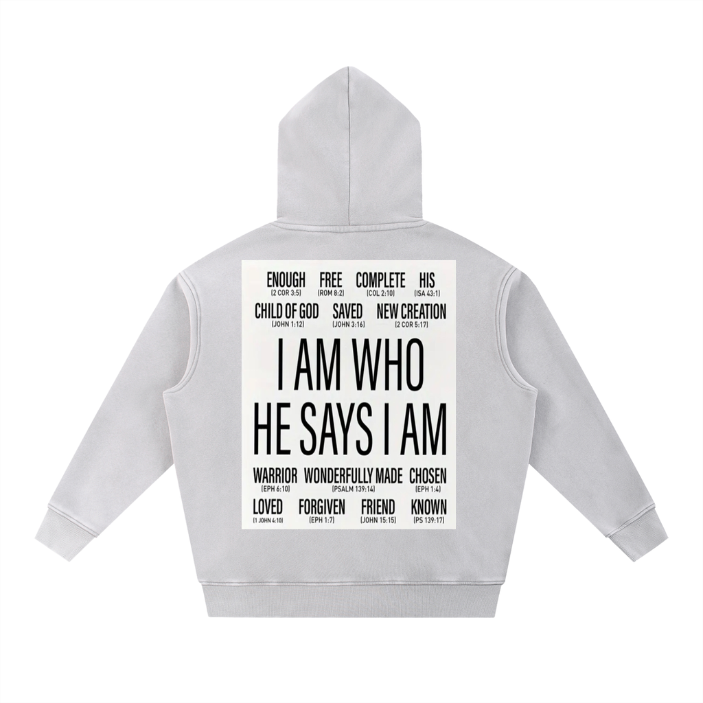 Snow Wash Fleece Oversize Hoodie