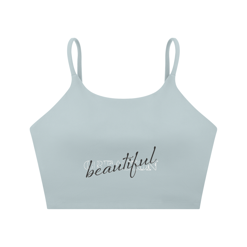 Spaghetti Strap Yoga Sports Bra