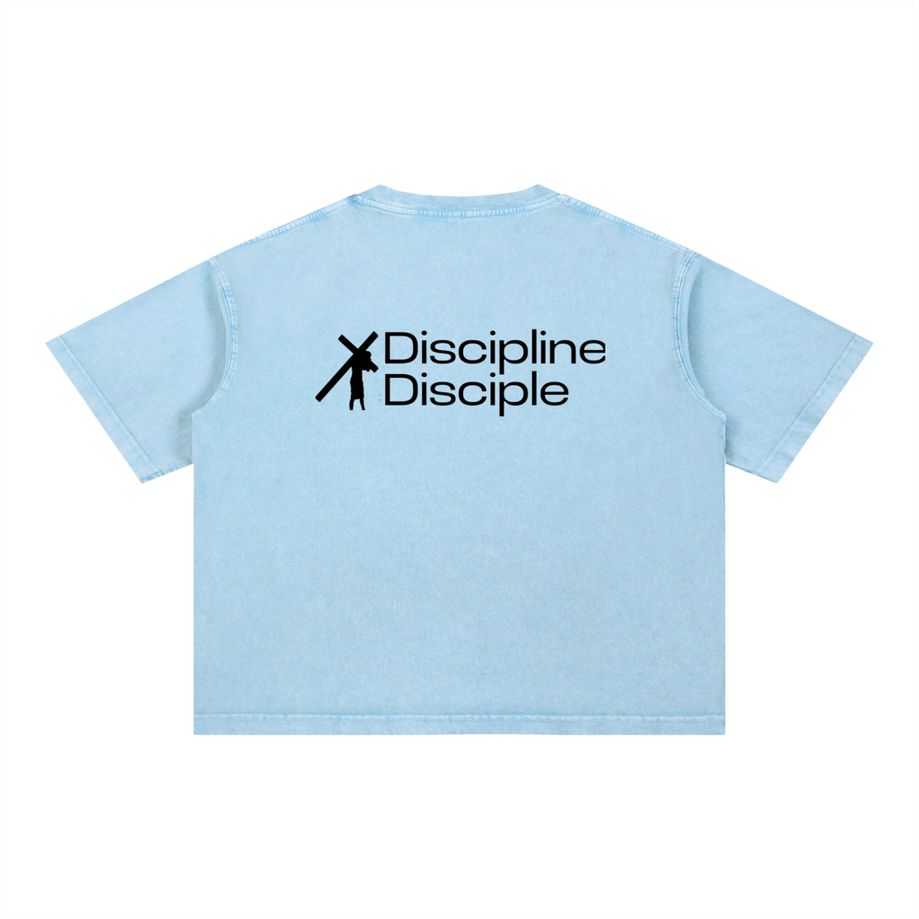 Mineral Wash Boxy Cotton T-Shirt