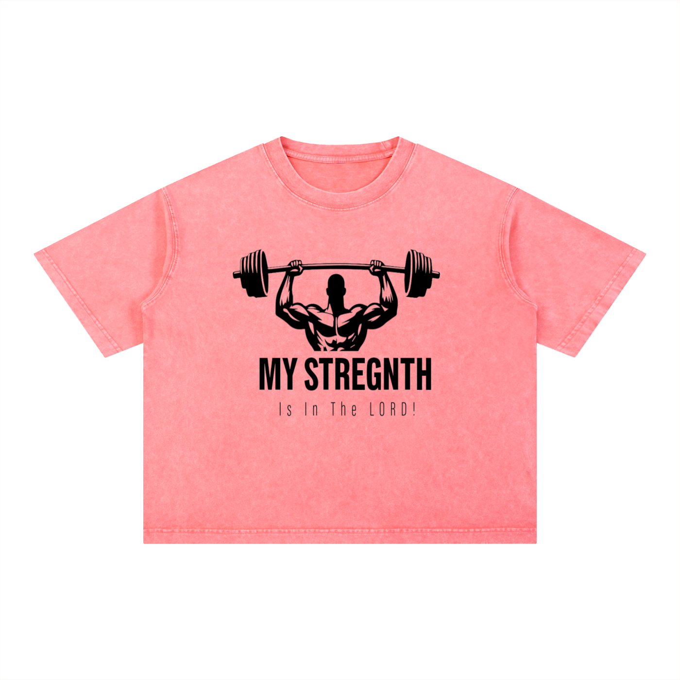 Mineral Wash Boxy Cotton T-Shirt