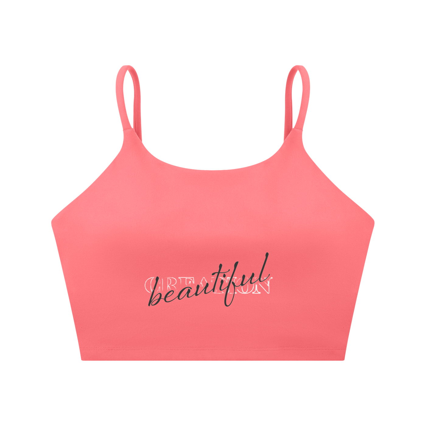 Spaghetti Strap Yoga Sports Bra