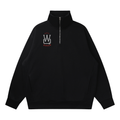 Quarter-Zip Drop Shoulder Sweatshirt