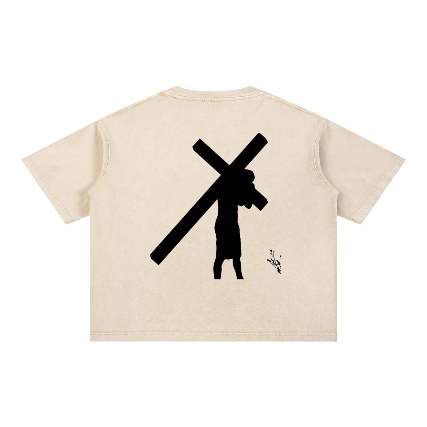 Mineral Wash Boxy Cotton T-Shirt