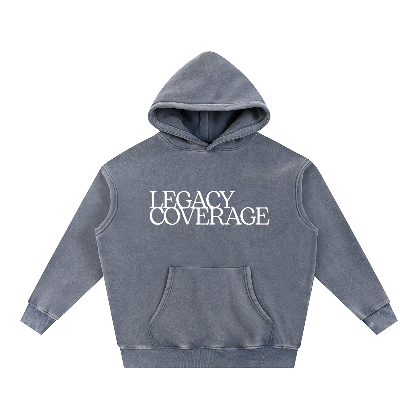 Snow Wash Fleece Oversize Hoodie