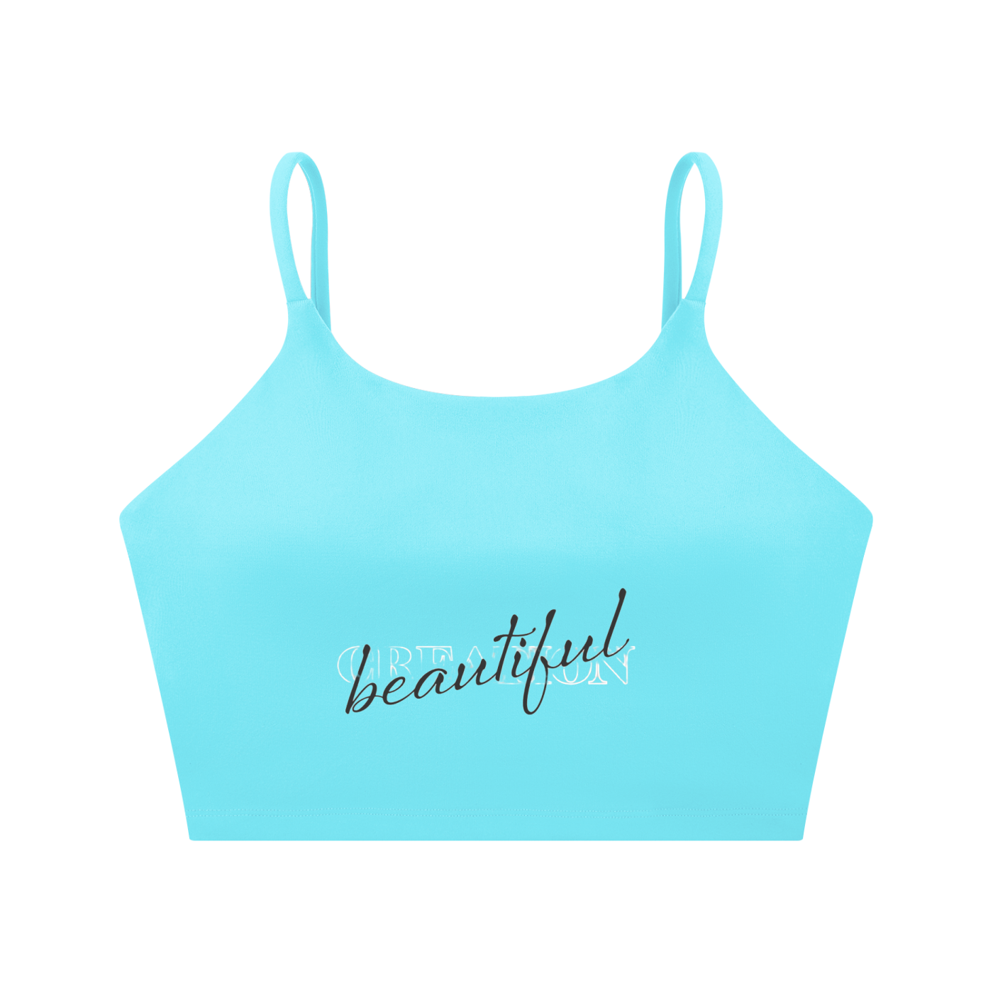 Spaghetti Strap Yoga Sports Bra