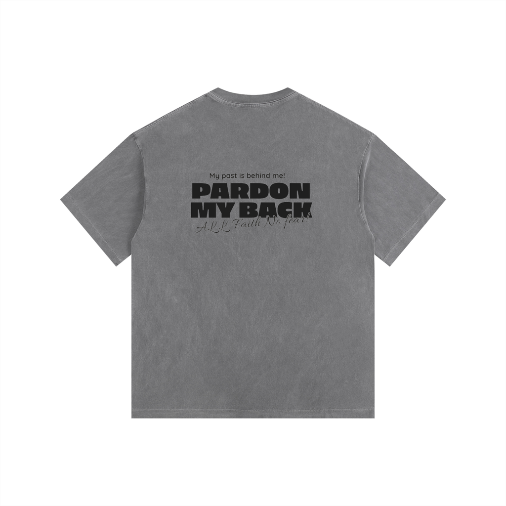 Pardon my Back Oversized Cotton T-Shirt
