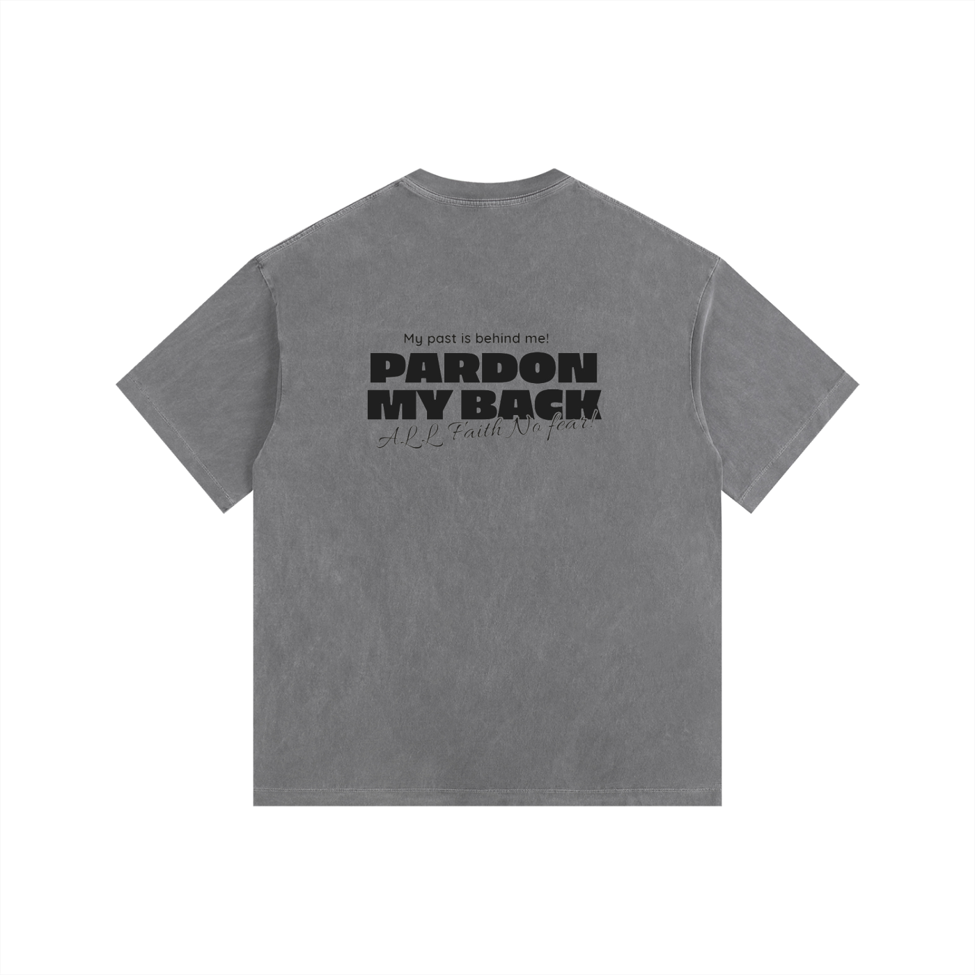 Pardon my Back Oversized Cotton T-Shirt